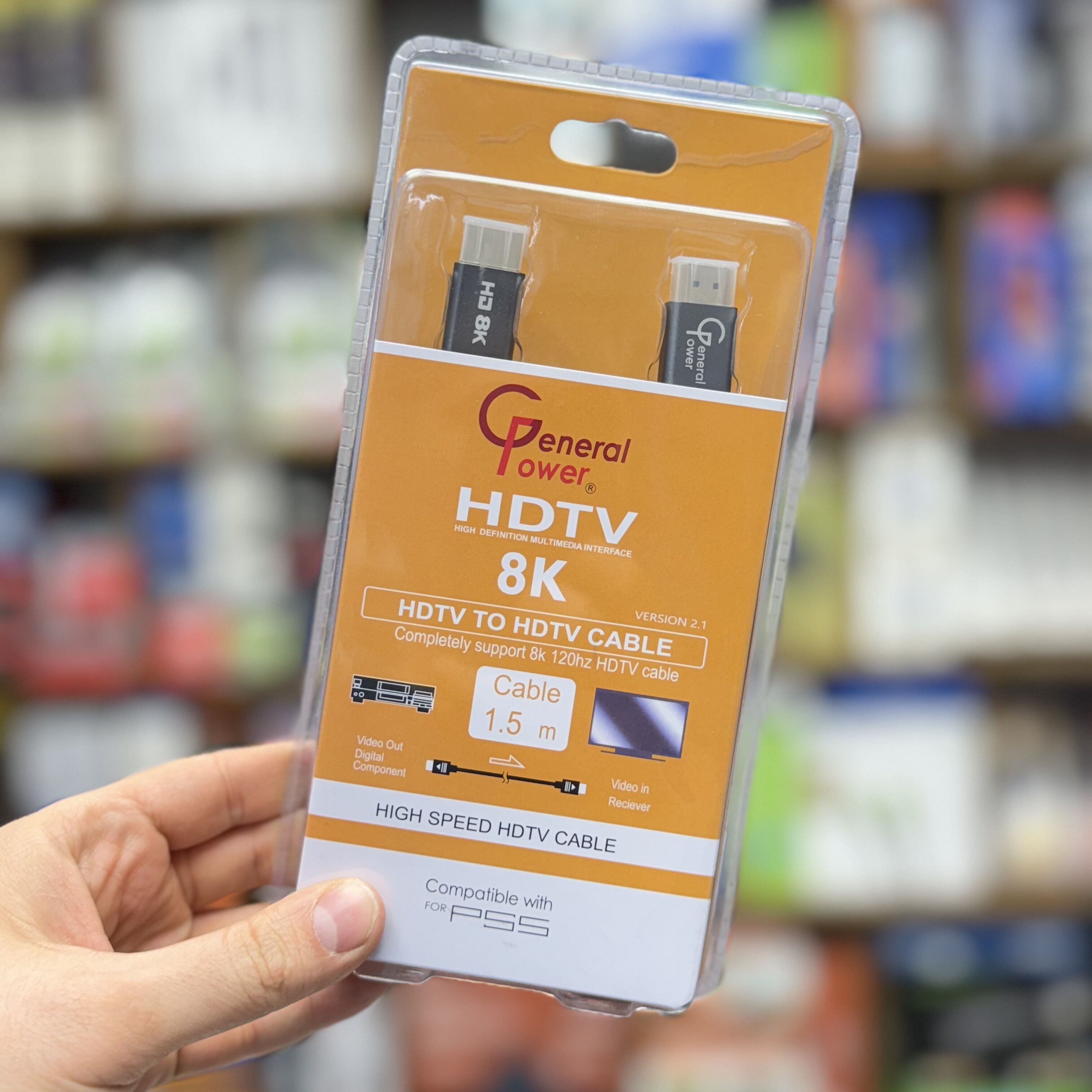 کابل HDMI ورژن 2.1 GENERAL POWER